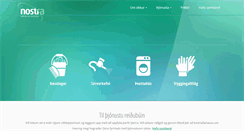 Desktop Screenshot of nostra.is