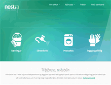 Tablet Screenshot of nostra.is